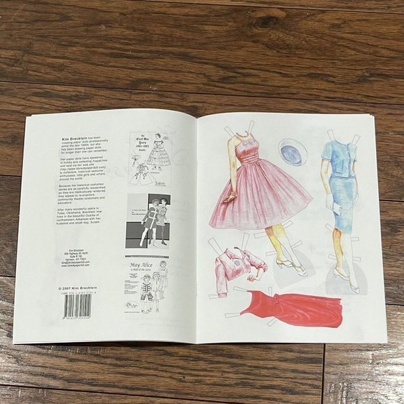 2007 Kitty Dale 1959 Paper Doll Book Kim Brecklein Uncut 1959 Fahion - Picture 5 of 9